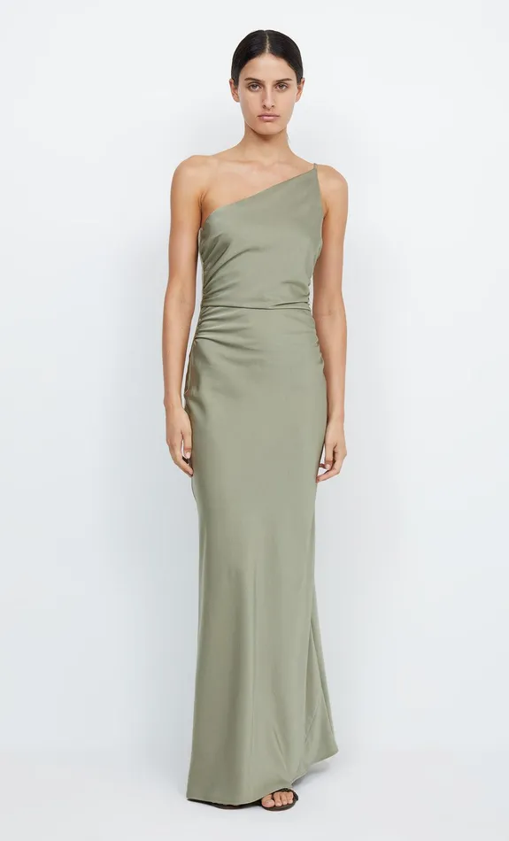 Bec Bridge Bridesmaid Dresses Women ETERNITY ASYM MAXI DRESS 8211 SAGE