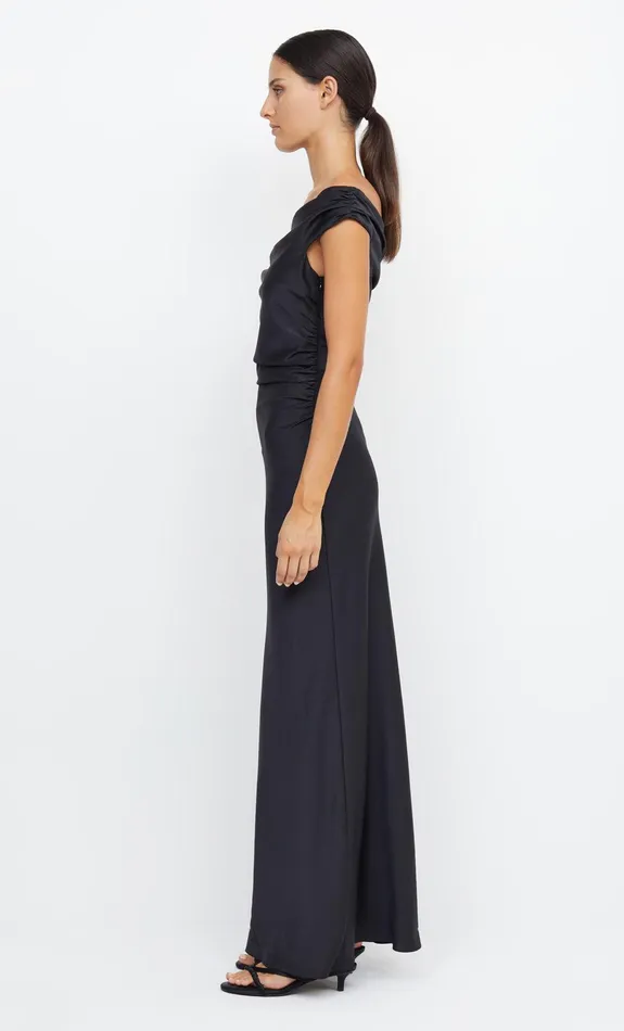 Bec Bridge Bridesmaid Dresses Women ETERNITY OFF SHOULDER MAXI 8211 BLACK