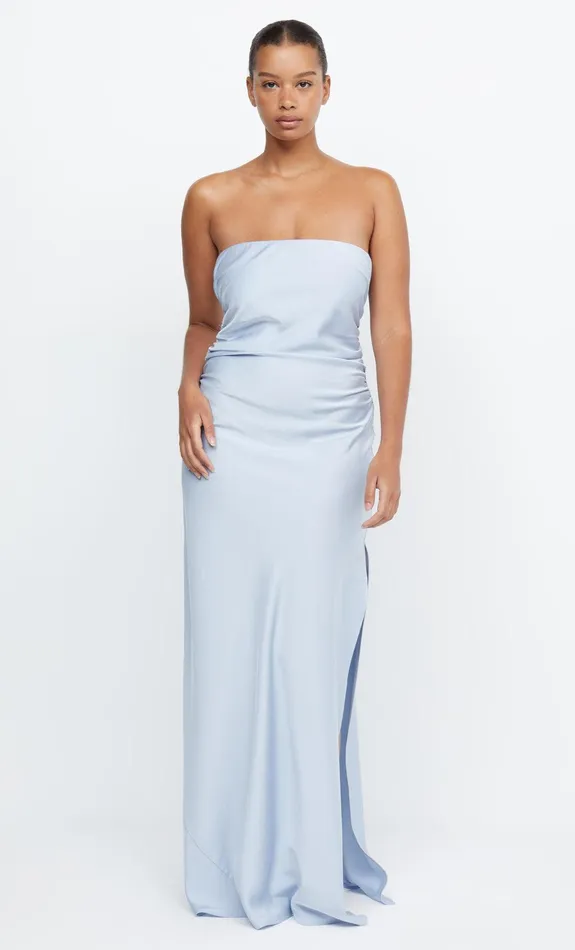Bec Bridge Bridesmaid Dresses Women ETERNITY STRAPLESS MAXI 8211 DUSTY BLUE
