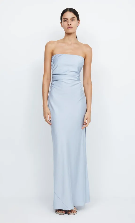 Bec Bridge Bridesmaid Dresses Women ETERNITY STRAPLESS MAXI 8211 DUSTY BLUE