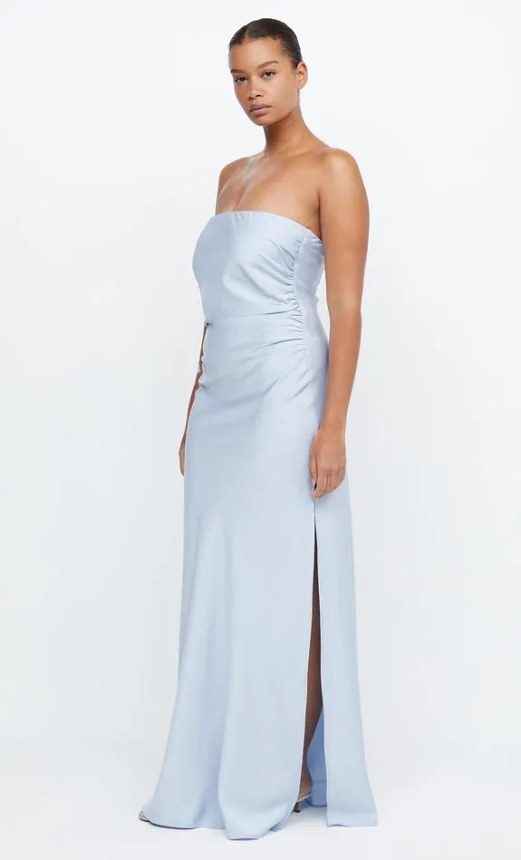 Bec Bridge Bridesmaid Dresses Women ETERNITY STRAPLESS MAXI 8211 DUSTY BLUE