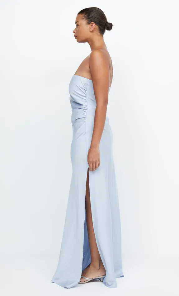 Bec Bridge Bridesmaid Dresses Women ETERNITY STRAPLESS MAXI 8211 DUSTY BLUE