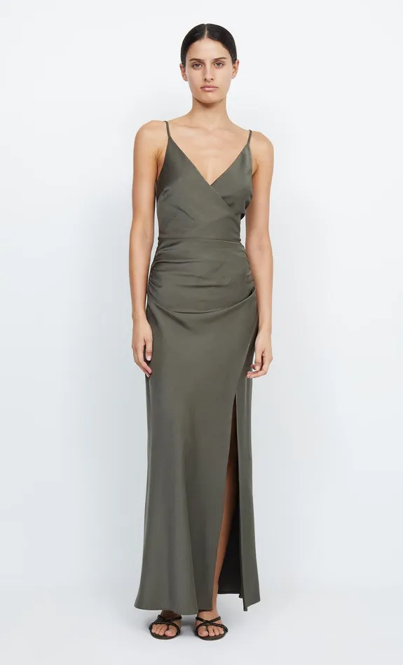 Bec Bridge Bridesmaid Dresses Women ETERNITY V MAXI DRESS 8211 DARK WILLOW