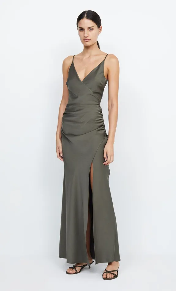 Bec Bridge Bridesmaid Dresses Women ETERNITY V MAXI DRESS 8211 DARK WILLOW