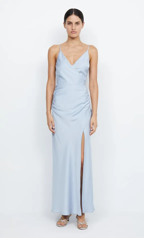 Bec Bridge Bridesmaid Dresses Women ETERNITY V MAXI DRESS 8211 DUSTY BLUE