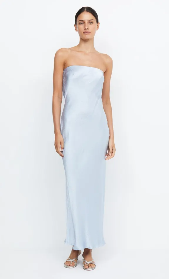 Bec Bridge Bridesmaid Dresses Women MOON DANCE STRAPLESS DRESS 8211 DUSTY BLUE