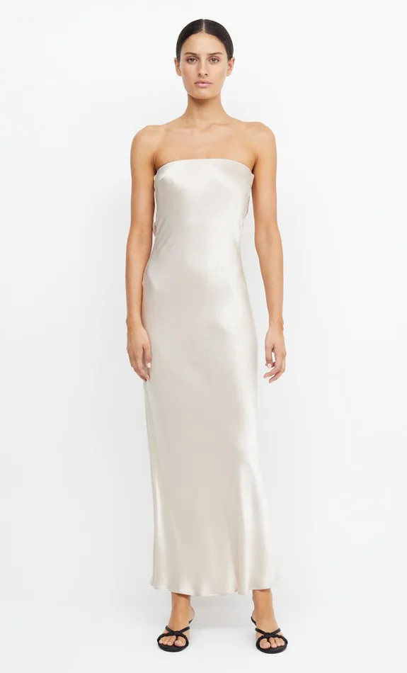 Bec Bridge Bridesmaid Dresses Women MOON DANCE STRAPLESS DRESS 8211 SAND
