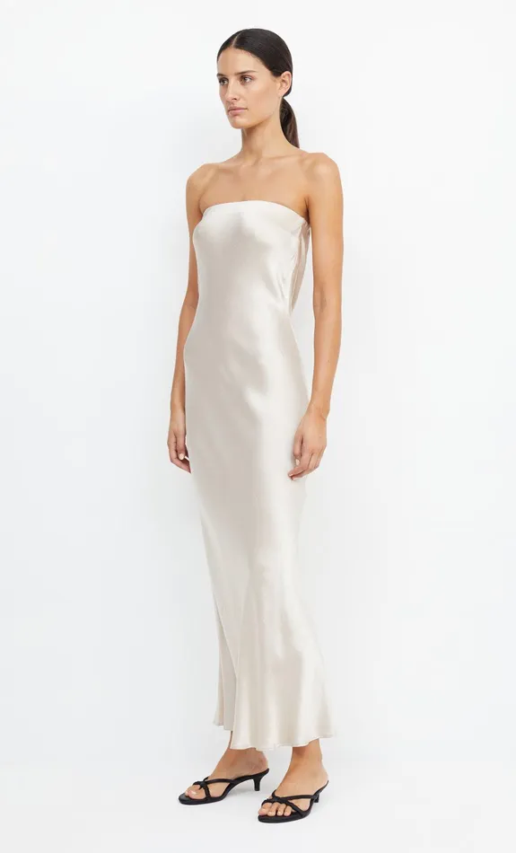 Bec Bridge Bridesmaid Dresses Women MOON DANCE STRAPLESS DRESS 8211 SAND