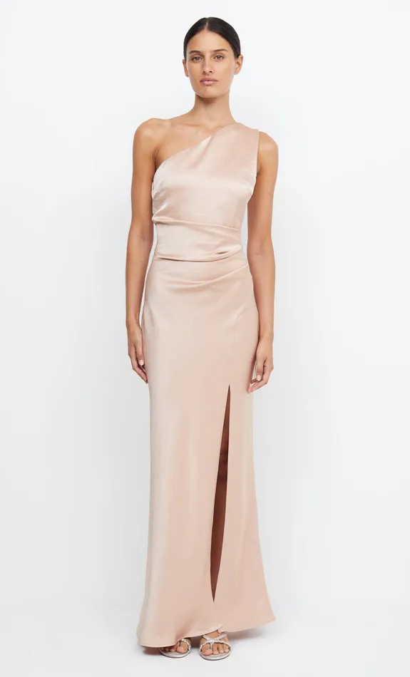 Bec Bridge Bridesmaid Dresses Women THE DREAMER ASYM DRESS 8211 ROSE GOLD