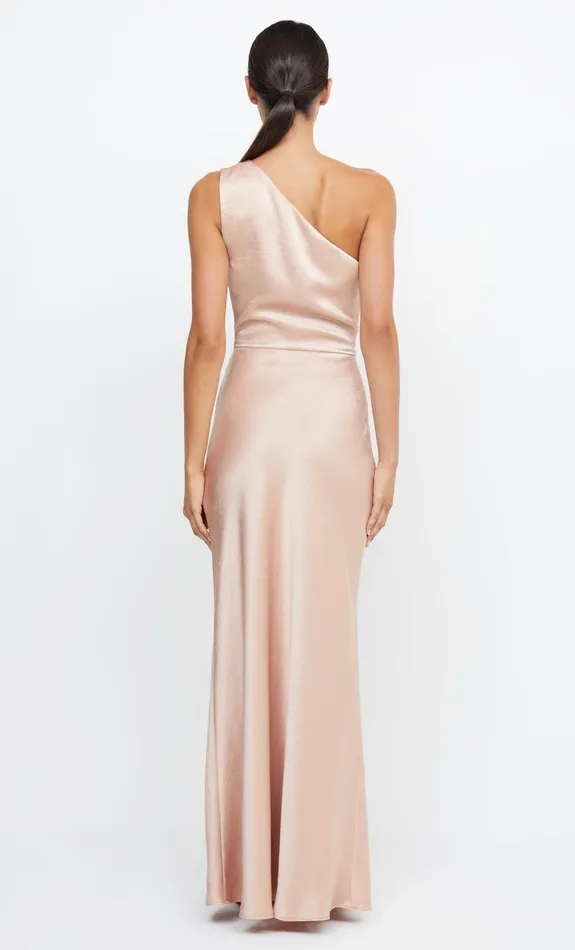 Bec Bridge Bridesmaid Dresses Women THE DREAMER ASYM DRESS 8211 ROSE GOLD