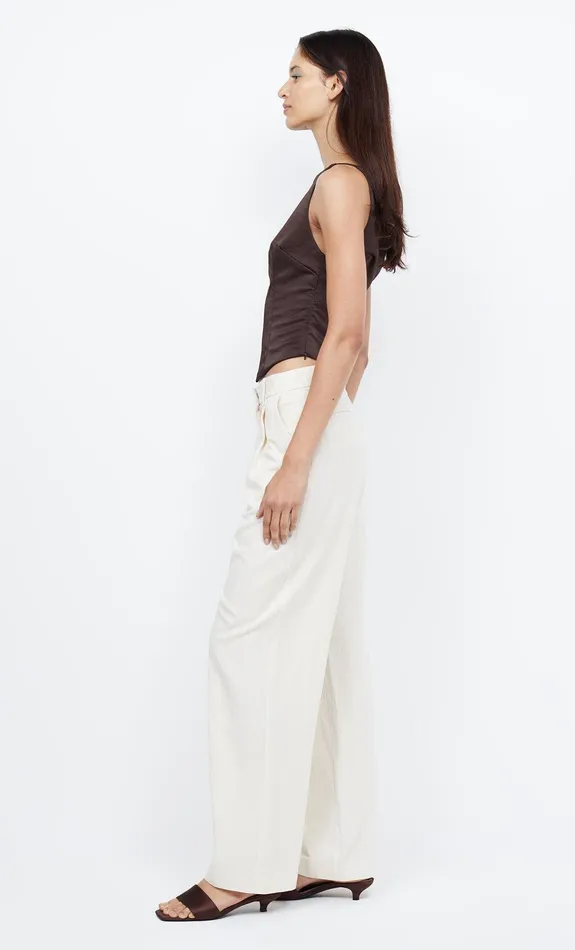 Bec Bridge Cropped Women JONES BOATNECK TOP 8211 COCOA