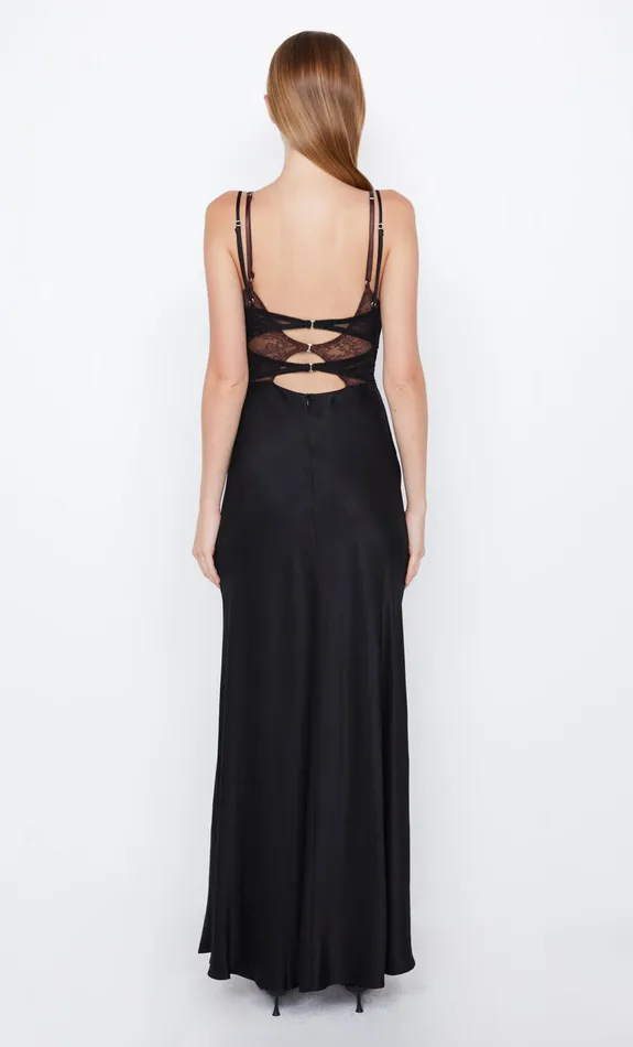 Bec Bridge Maxi Dresses Women AMORAS CUT OUT DRESS 8211 BLACKCHOCOLATE
