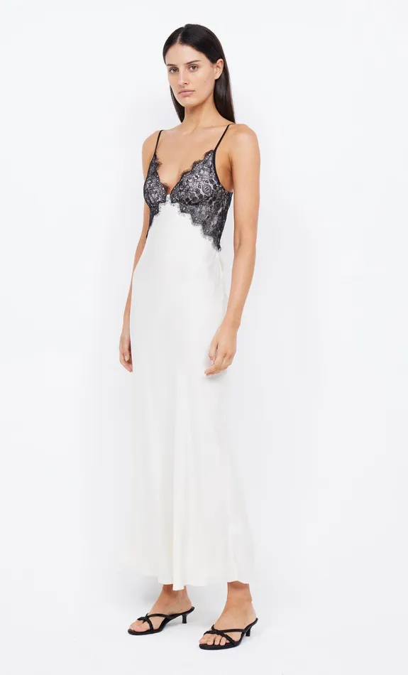 Bec Bridge Maxi Dresses Women EMERY LACE MAXI DRESS 8211 IVORYBLACK