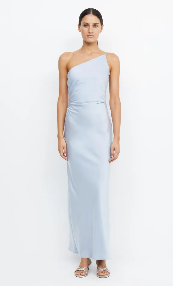 Bec Bridge Maxi Dresses Women ETERNITY ASYM MAXI DRESS 8211 DUSTY BLUE