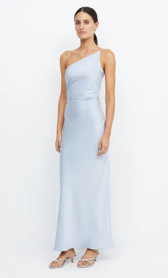 Bec Bridge Maxi Dresses Women ETERNITY ASYM MAXI DRESS 8211 DUSTY BLUE