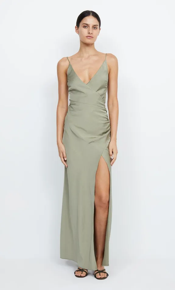 Bec Bridge Maxi Dresses Women ETERNITY V MAXI DRESS 8211 SAGE