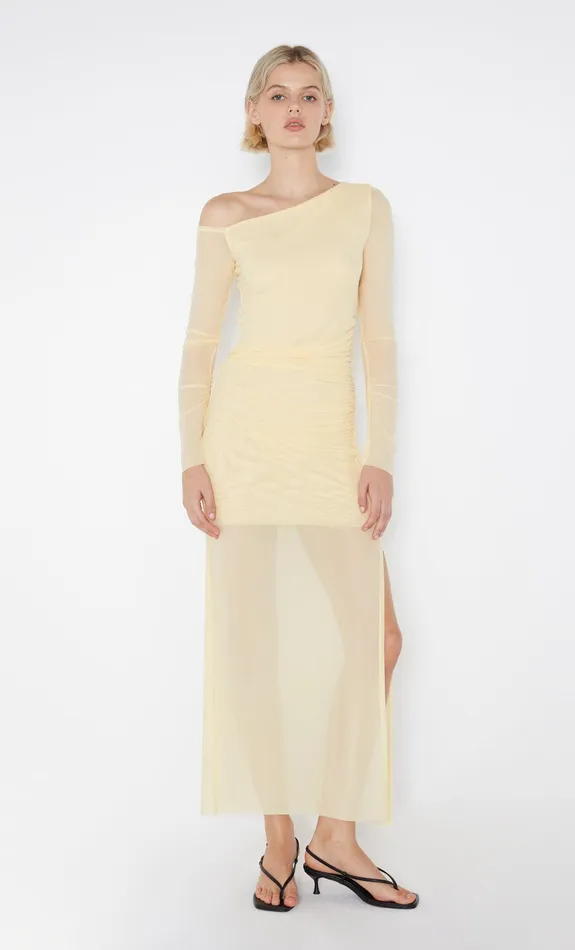 Bec Bridge Maxi Dresses Women FAE ASYM LONG SLEEVE DRESS 8211 BUTTER YELLOW