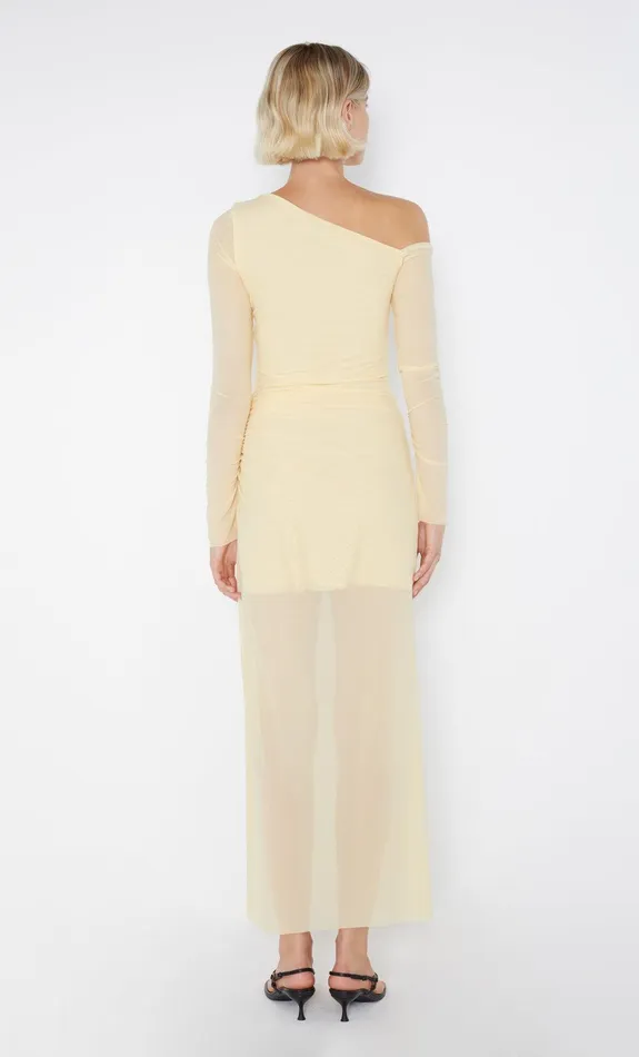 Bec Bridge Maxi Dresses Women FAE ASYM LONG SLEEVE DRESS 8211 BUTTER YELLOW