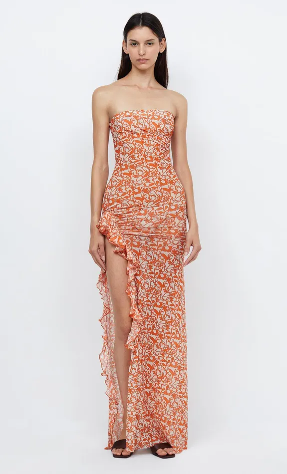 Bec Bridge Maxi Dresses Women FIREFLY STRAPLESS DRESS 8211 FIESTA FLORAL