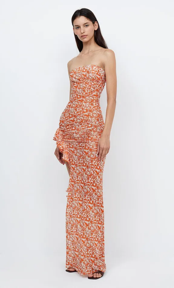 Bec Bridge Maxi Dresses Women FIREFLY STRAPLESS DRESS 8211 FIESTA FLORAL