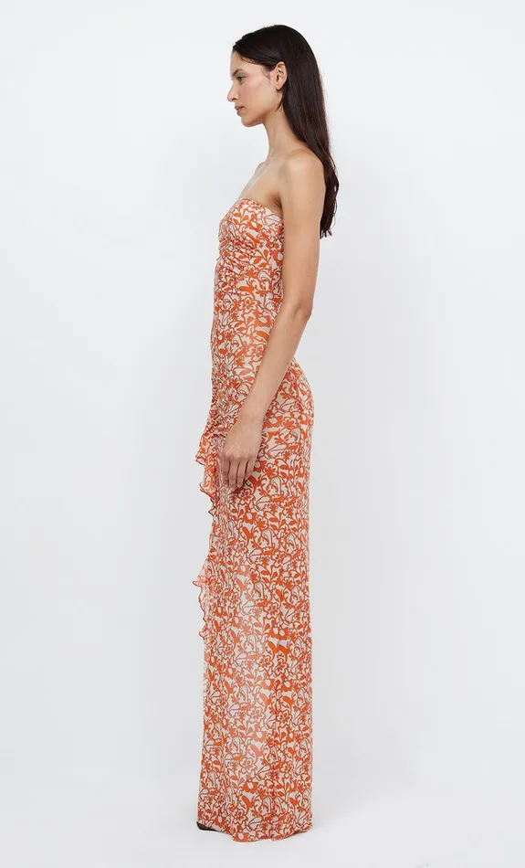 Bec Bridge Maxi Dresses Women FIREFLY STRAPLESS DRESS 8211 FIESTA FLORAL
