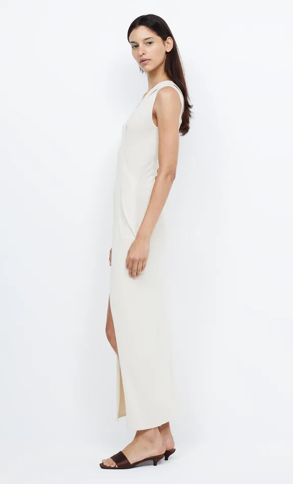 Bec Bridge Maxi Dresses Women MIRA ASYM KNIT MAXI DRESS 8211 IVORY