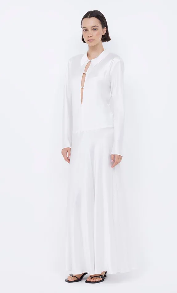 Bec Bridge Maxi Dresses Women ORLA LONG SLEEVE MAXI DRESS 8211 IVORY
