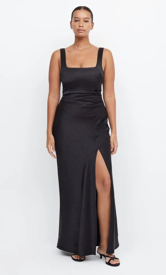 Bec Bridge Maxi Dresses Women THE DREAMER SQUARE NECK DRESS 8211 BLACK