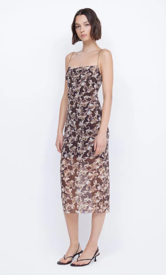 Bec Bridge Midi Dresses Women HERLANI SINGLET MIDI DRESS 8211 HIBISCUS CHOC