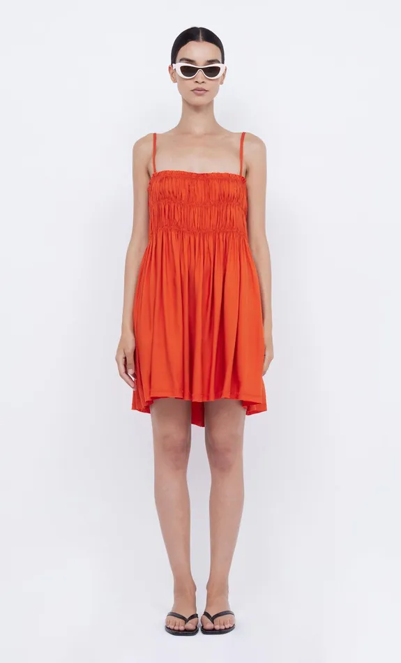 Bec Bridge Mini Dresses Women DALI MINI SHIFT DRESS 8211 SPICE