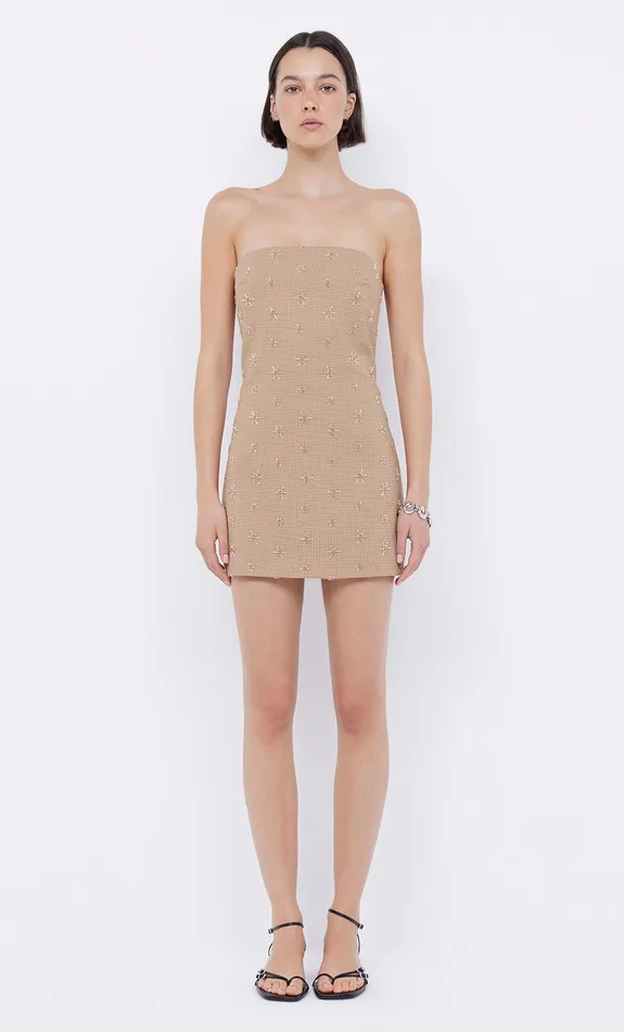 Bec Bridge Mini Dresses Women SUNSEEKER MINI DRESS 8211 GOLDEN
