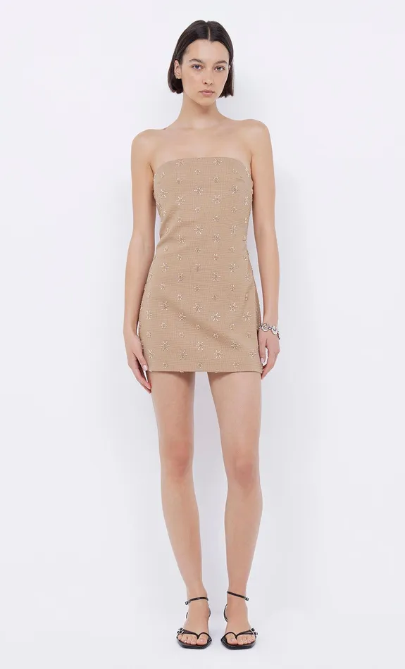 Bec Bridge Mini Dresses Women SUNSEEKER MINI DRESS 8211 GOLDEN