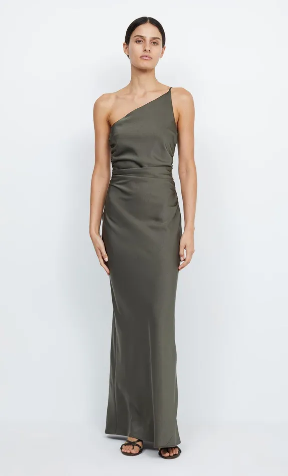 Bec Bridge Prom Dresses Women ETERNITY ASYM MAXI DRESS 8211 DARK WILLOW