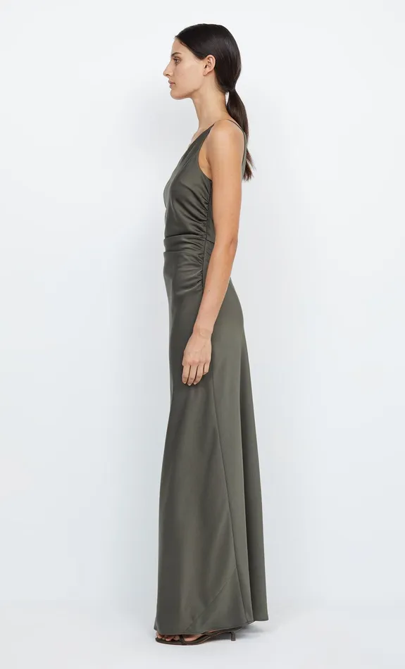 Bec Bridge Prom Dresses Women ETERNITY ASYM MAXI DRESS 8211 DARK WILLOW