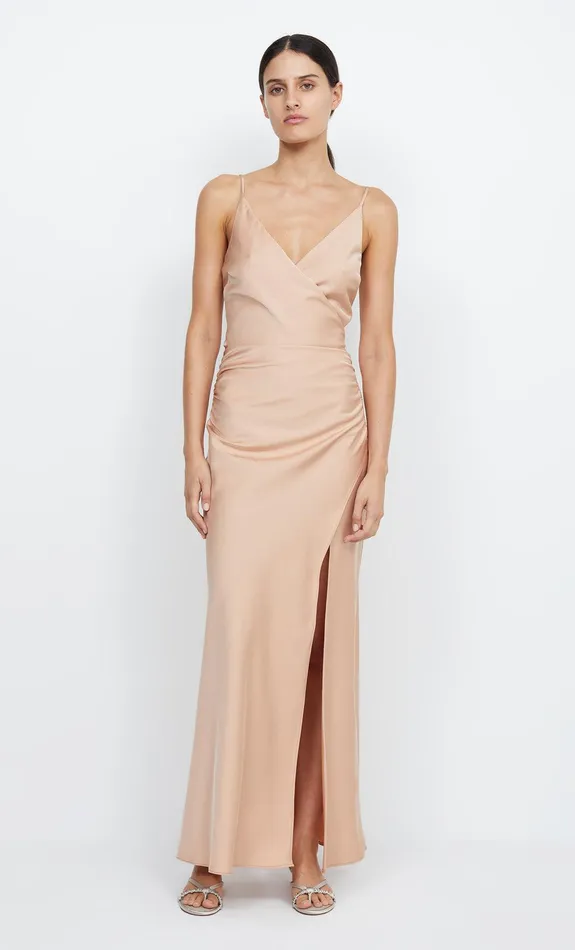 Bec Bridge Prom Dresses Women ETERNITY V MAXI DRESS 8211 ROSE GOLD