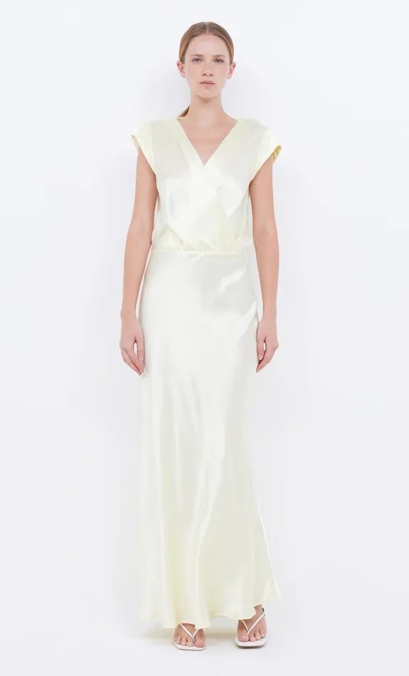 Bec Bridge Prom Dresses Women MOON DANCE MAXI DRESS 8211 ICE YELLOW