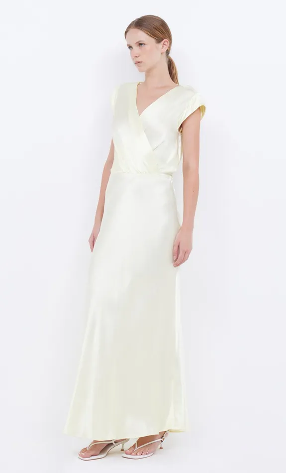 Bec Bridge Prom Dresses Women MOON DANCE MAXI DRESS 8211 ICE YELLOW
