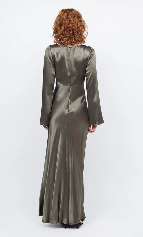 Bec Bridge Prom Dresses Women REN LONG SLEEVE MAXI DRESS 8211 DARK WILLOW