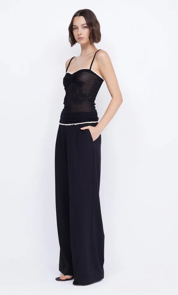 Bec Bridge Shorts Pants Women MARISSA STRAIGHT PANT 8211 BLACK