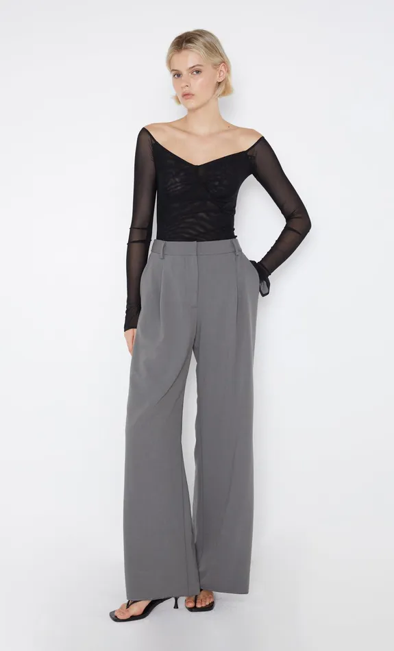 Bec Bridge Shorts Pants Women MARISSA STRAIGHT PANT 8211 ELEPHANT GREY