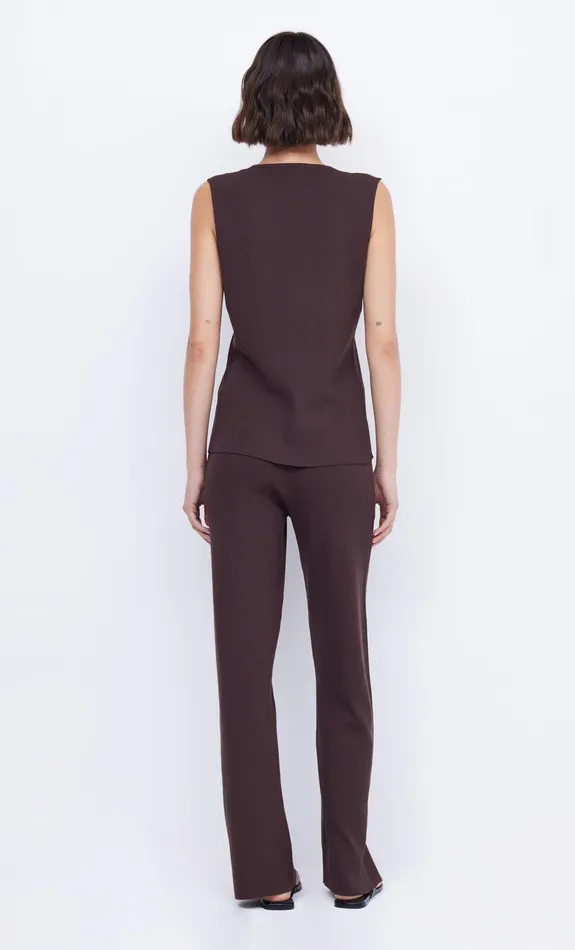 Bec Bridge Sleeveless Women AMALFI VEST 8211 CHOCOLATE