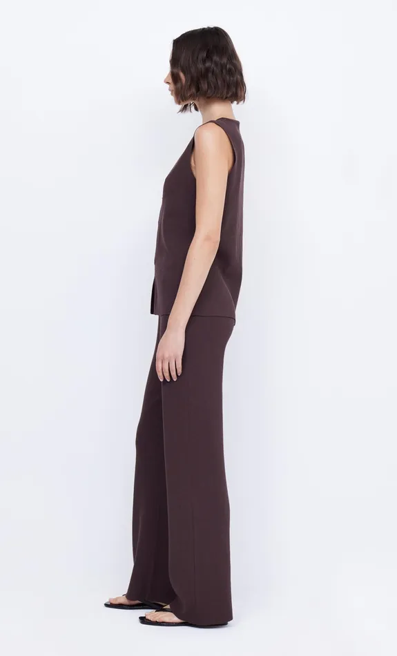 Bec Bridge Sleeveless Women AMALFI VEST 8211 CHOCOLATE