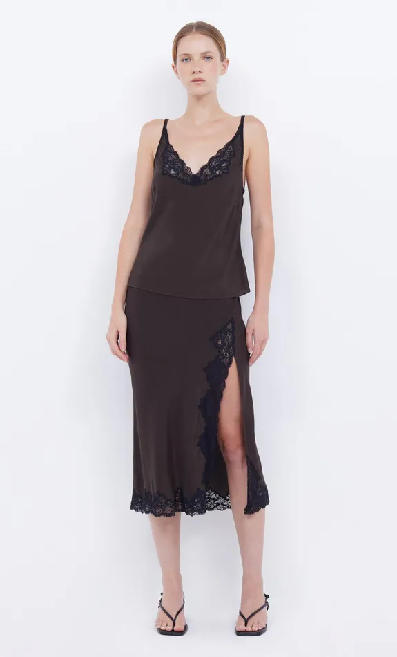 Bec Bridge Sleeveless Women DEJA VOUS CAMI 8211 CHOCBLACK