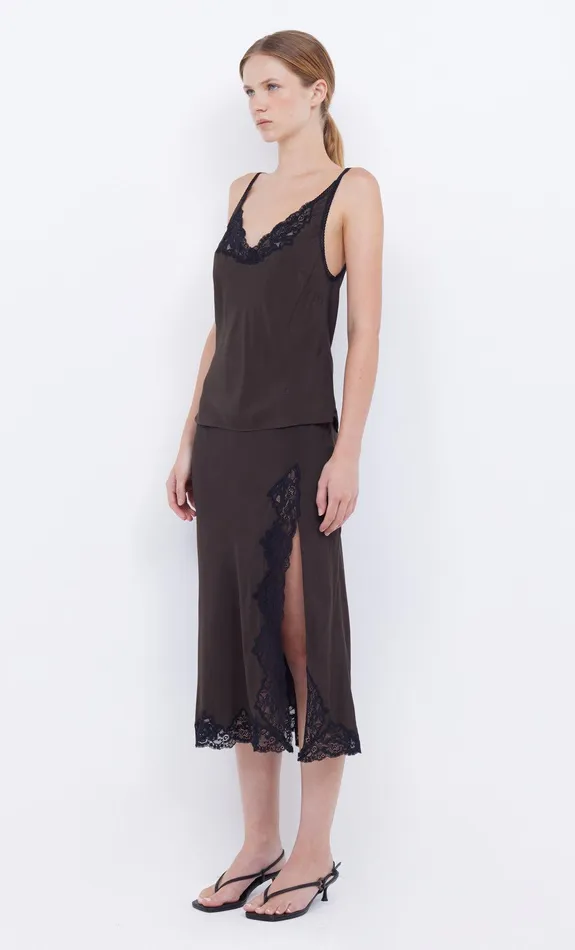 Bec Bridge Sleeveless Women DEJA VOUS CAMI 8211 CHOCBLACK