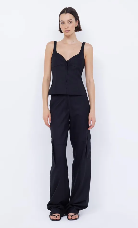 Bec Bridge Sleeveless Women NEVADA TIE TOP 8211 BLACK