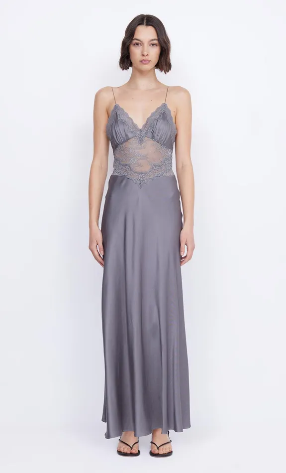 Bec Bridge Wedding Guest Women AMORAS MAXI DRESS 8211 GREY