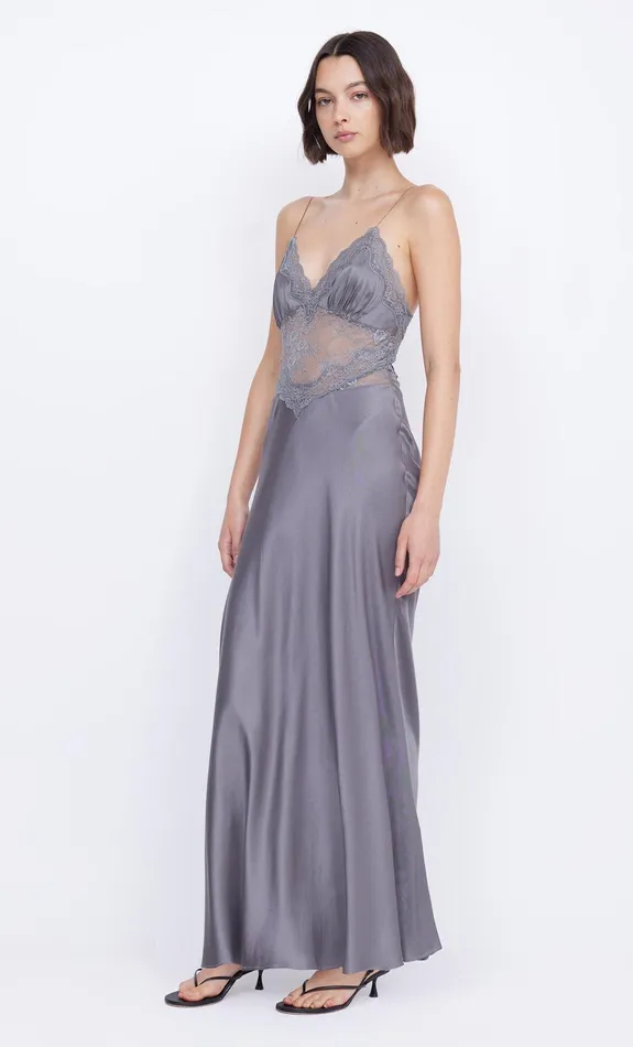 Bec Bridge Wedding Guest Women AMORAS MAXI DRESS 8211 GREY