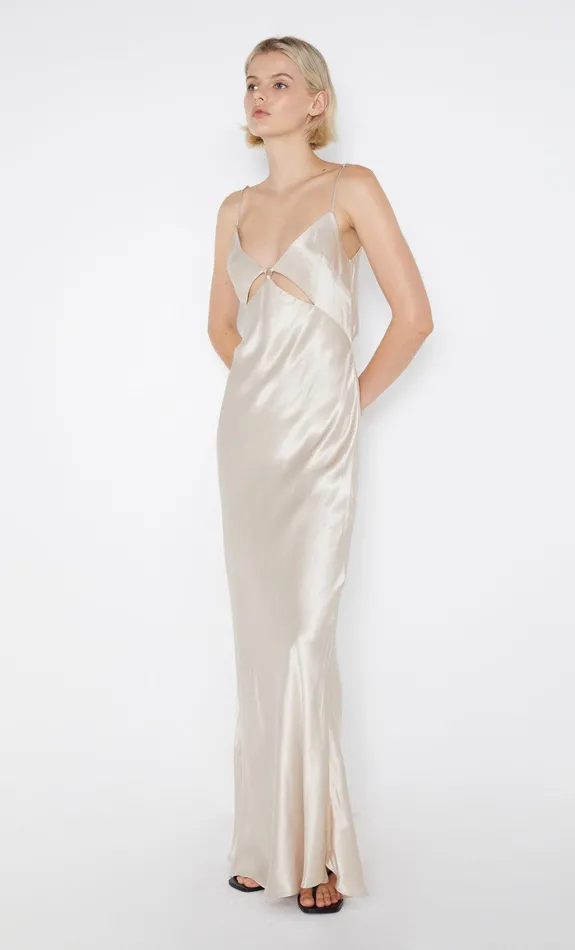 Bec Bridge Wedding Guest Women MARGAUX MAXI DRESS 8211 SAND