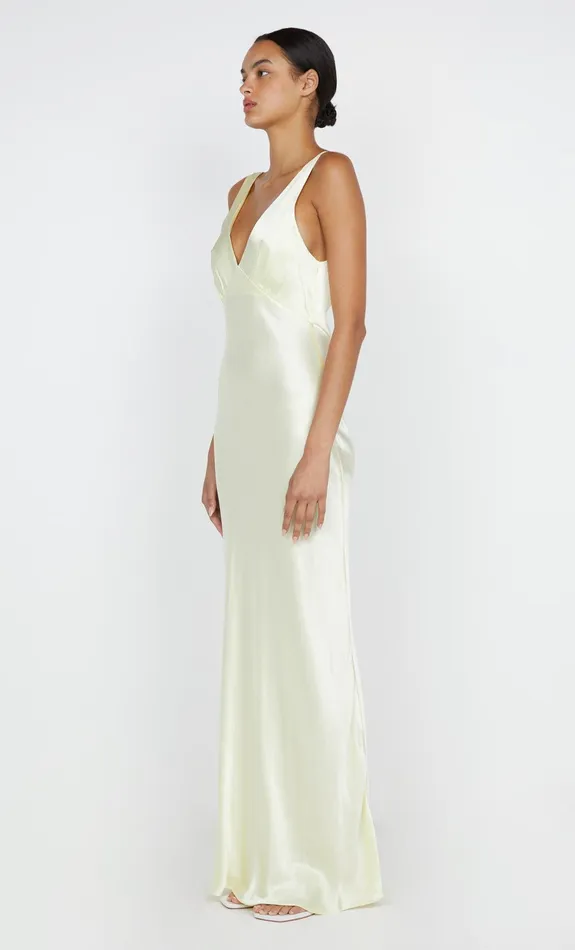 Bec Bridge Wedding Guest Women MOON DANCE VERONA DRESS 8211 ICE YELLOW