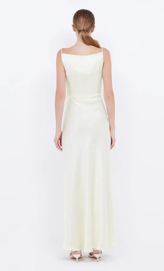 Bec Bridge Wedding Guest Women THE DREAMER MAXI DRESS 8211 ICE YELLOW